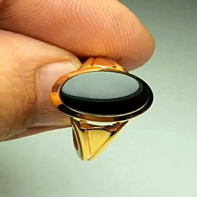 رکاب نقره با آبکاری طلایی